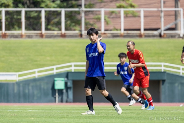 ジェイリースFCエキシビションマッチの様子