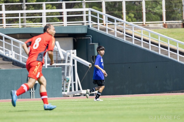 ジェイリースFCエキシビションマッチの様子