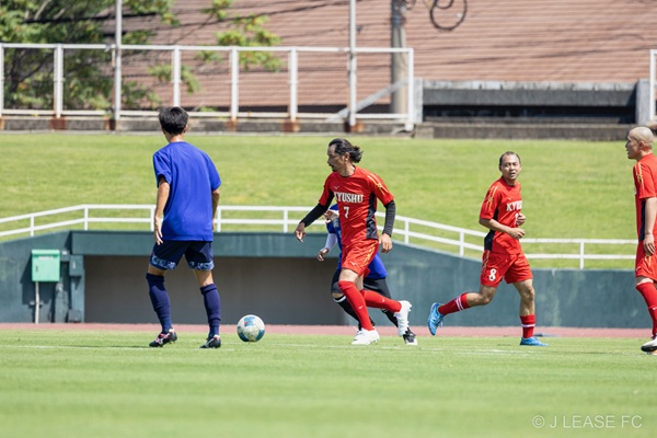 ジェイリースFCエキシビションマッチの様子