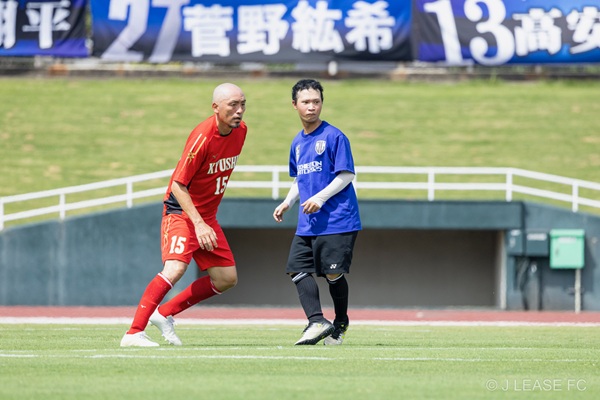 ジェイリースFCエキシビションマッチの様子