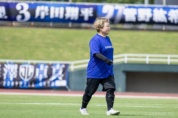 ジェイリースFCエキシビションマッチの様子