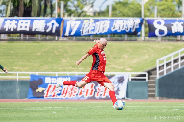 ジェイリースFCエキシビションマッチの様子