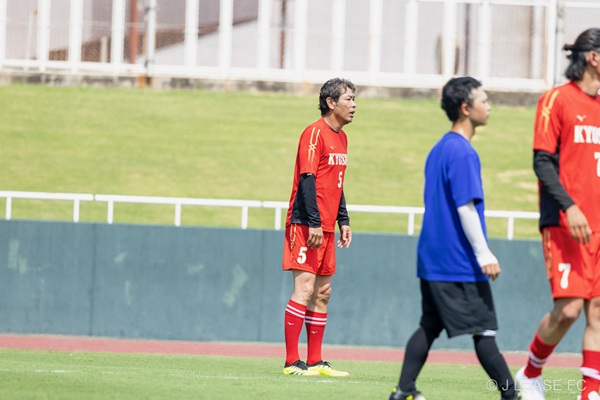 ジェイリースFCエキシビションマッチの様子