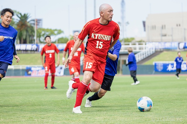 ジェイリースFCエキシビションマッチの様子