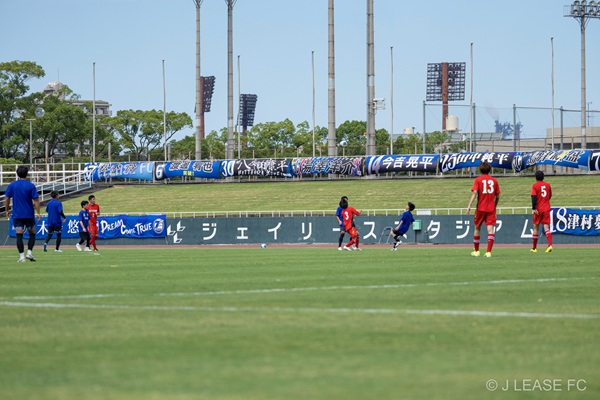 ジェイリースFCエキシビションマッチの様子