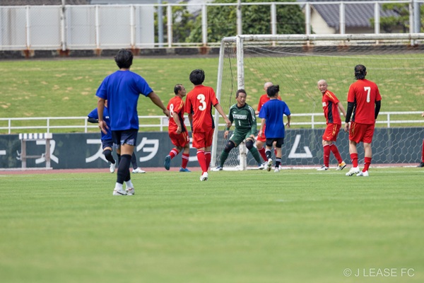 ジェイリースFCエキシビションマッチの様子