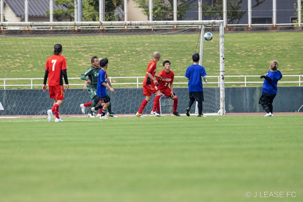 ジェイリースFCエキシビションマッチの様子