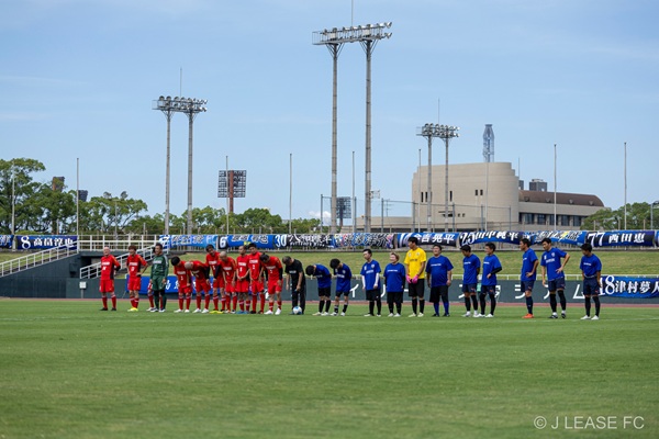 ジェイリースFCエキシビションマッチの様子