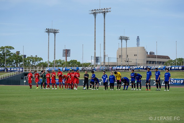 ジェイリースFCエキシビションマッチの様子