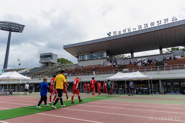 ジェイリースFCエキシビションマッチの様子