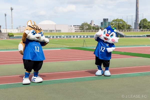 ジェイリースFCエキシビションマッチの様子