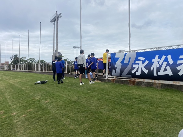 ジェイリースFCエキシビションマッチの様子