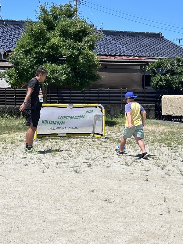 ジェイリースＦＣサッカー教室の様子