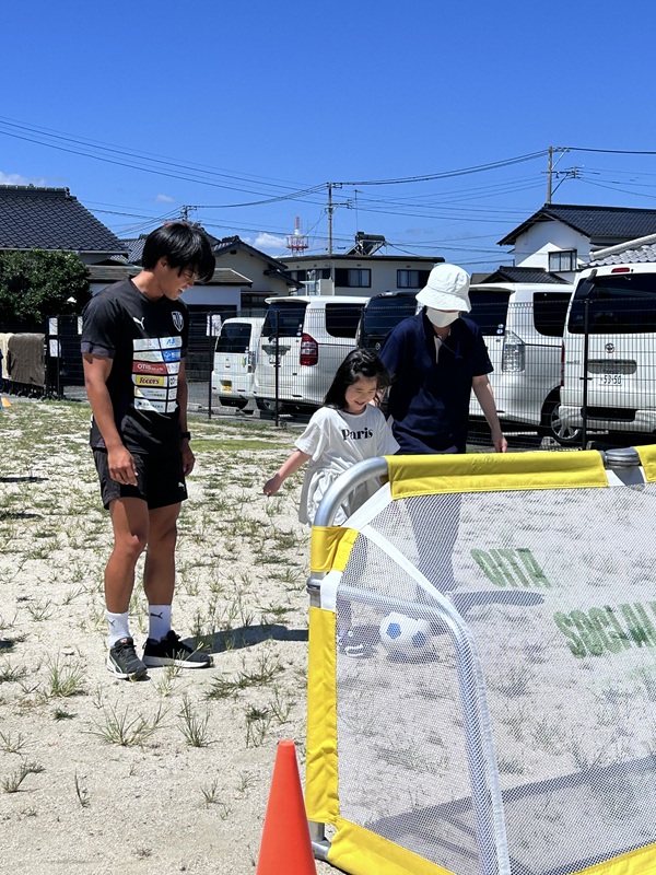 ジェイリースＦＣサッカー教室の様子