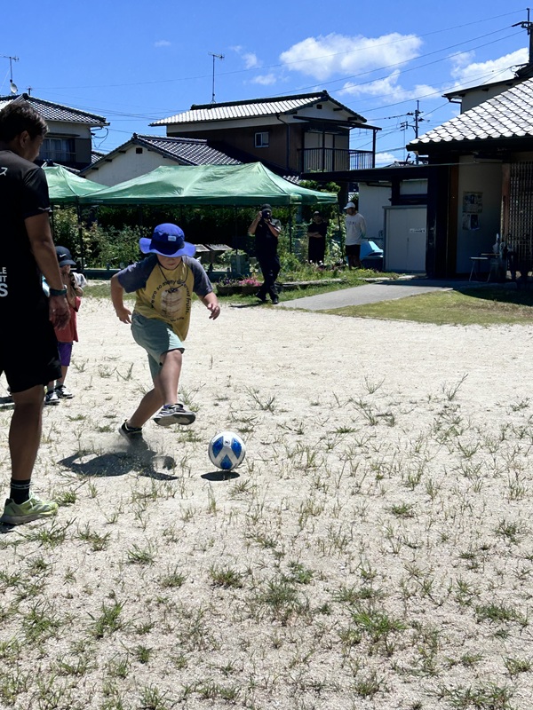 ジェイリースＦＣサッカー教室の様子