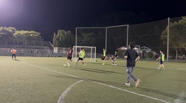 練習試合の様子