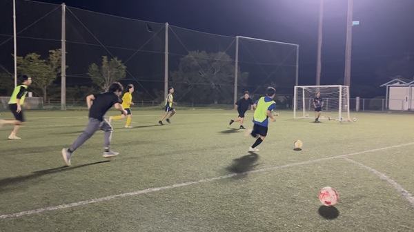 練習試合の様子