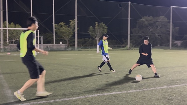 練習試合の様子