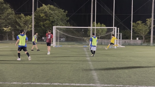 練習試合の様子