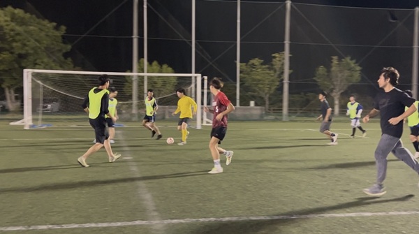 練習試合の様子