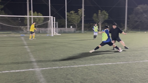 練習試合の様子