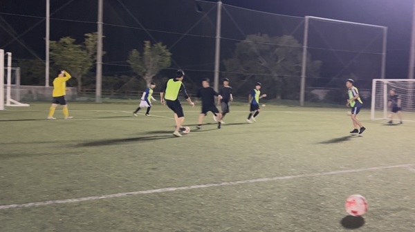 練習試合の様子