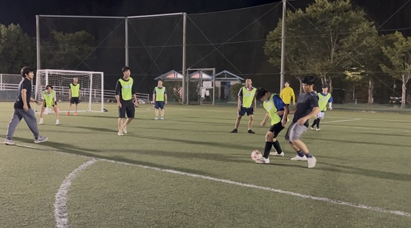 練習試合の様子