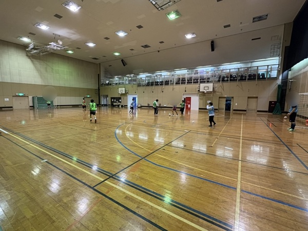 リーグ戦模倣練習試合の様子