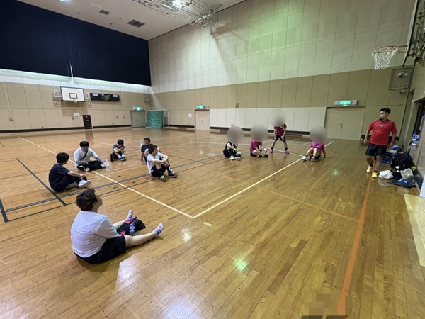 リーグ戦模倣練習試合の様子