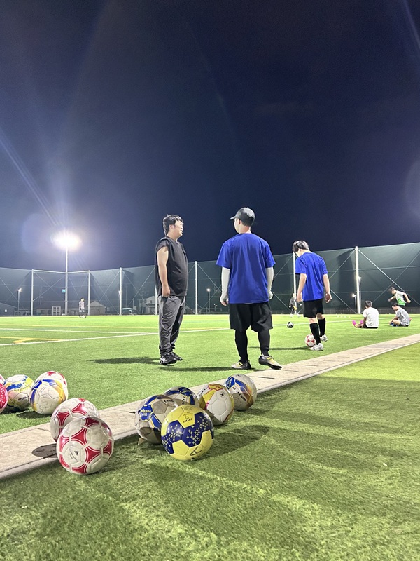 練習試合の様子