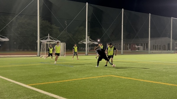 練習試合の様子