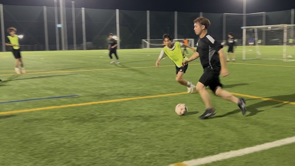 練習試合の様子