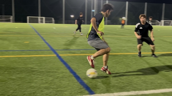 練習試合の様子