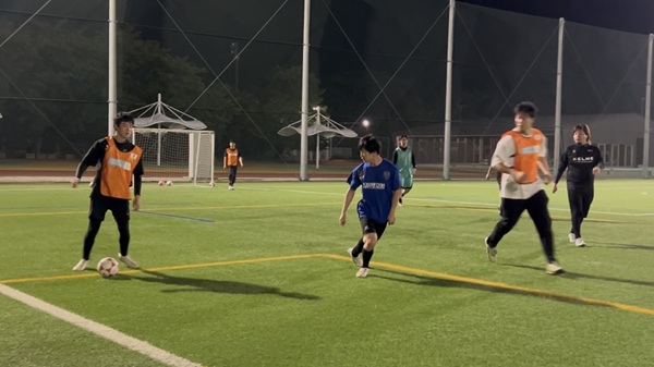 練習試合の様子