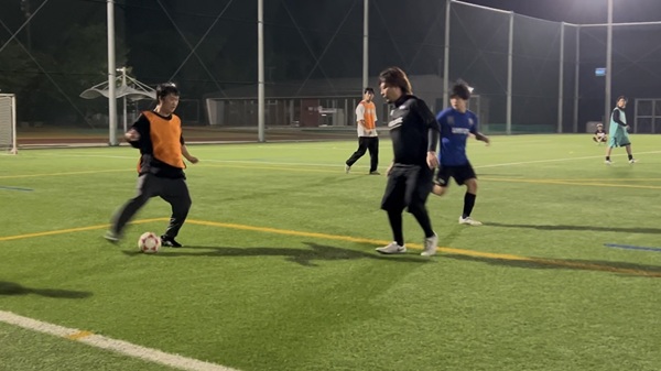 練習試合の様子