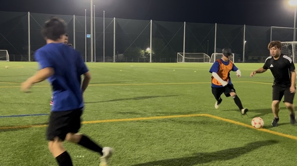 練習試合の様子