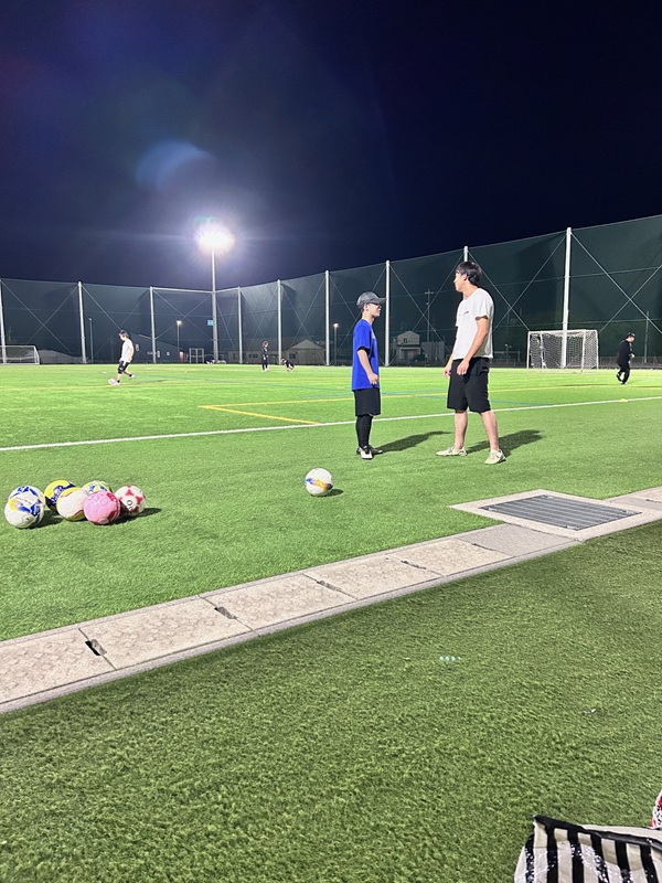 練習試合の様子