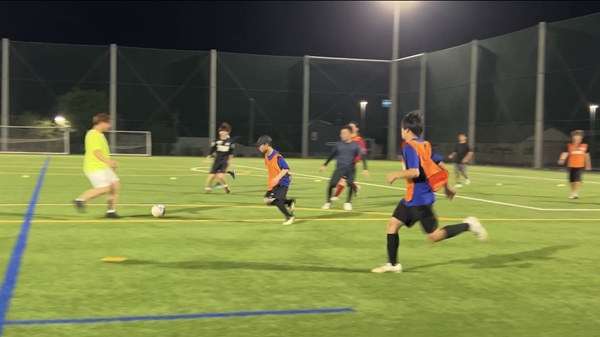 練習試合の様子