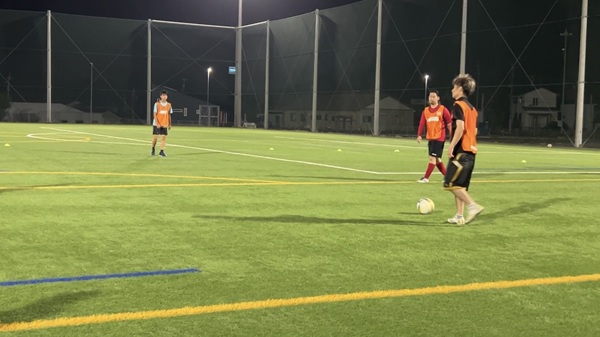 練習試合の様子