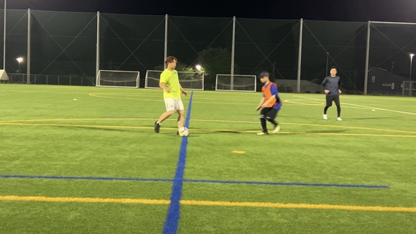 練習試合の様子