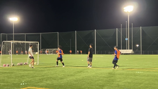 練習試合の様子