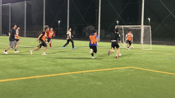 練習試合の様子