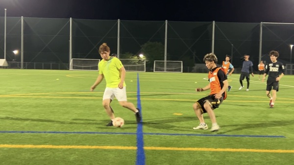 練習試合の様子