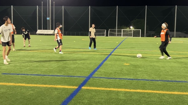 練習試合の様子