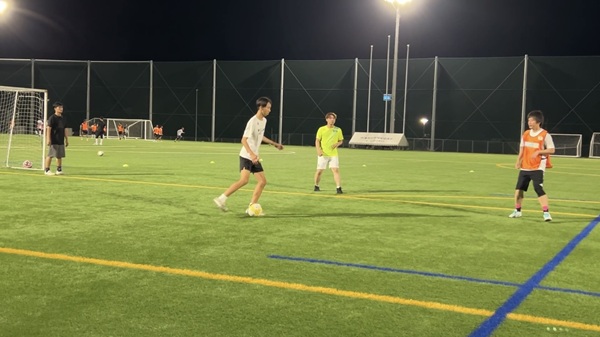 練習試合の様子