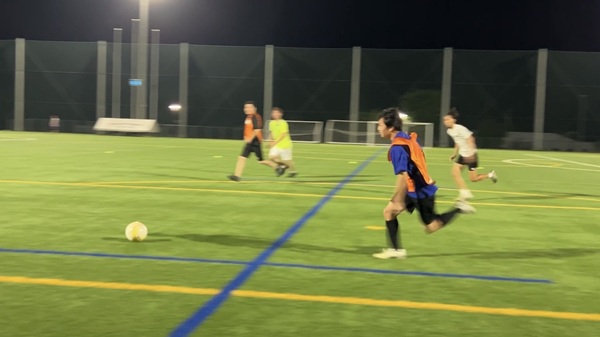 練習試合の様子