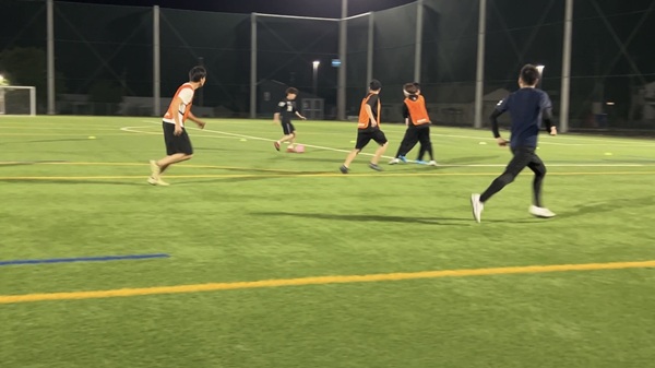 練習試合の様子