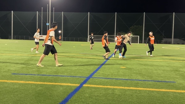 練習試合の様子